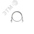 Шнур U/UTP 4 пары, Кат.5e, 2хRJ45/8P8C, T568B, 7х0,175мм, LSZH, серый, 0,3м NIKOMAX/NIKOLAN NMC-PC4UD55B-ES-003-C-GY
