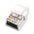 Модуль Keystone Jack RJ-45(8P8C) UTP неэкраниров. категория 5e 180 градус белый, REXANT 03-1011