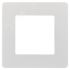 Рамка для розеток и выключателей Серия 12 12-5101-01 на 1 пост, Сатин, белый ЭРА Б0052499
