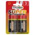 Батарейка Трофи R20-2BL SUPER HEAVY DUTY Zinc (12/96/4992) ЭРА Б0023143