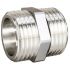 Ниппель 1/2' НР/НР латунь никель LD Pride LD.67.501.15