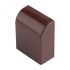 Заглушка (25х16) (4 шт) Plast под темное дерево EKF ecd-25-16x4