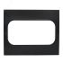 Стокгольм Рамка для розетки 2-местная черная EKF EYM-G-303-30