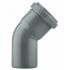Отвод (полипропилен)  40x45град. PRO AQUA 110445