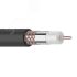 Кабель коаксиальный RG-6U+Cu, 75 Ом, Cu/Al/Cu, 64%, бухта 100 м, черный OUTDOOR, REXANT REXANT 01-2222