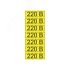 Наклейка знак электробезопасности  ''220 В '' 35х100 мм 70шт., REXANT REXANT 56-0007-2