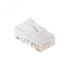 Разъем cквозной RJ-45(8P8C) под витую пару UTP CAT 5e (100шт/уп) REXANT 05-1020