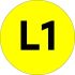 Наклейка L1 d=20мм PROxima EKF an-2-15