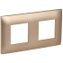 SKANDY Рамка 2-местная SK-F02Sa песочный IEK