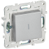 SKANDY Выключатель 1-клавишный проходной с индикацией 10А SK-V08S серебряный IEK