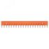 Шинный соединитель для розеток S1, 20 полюсов, оранжевый Релеон S0104